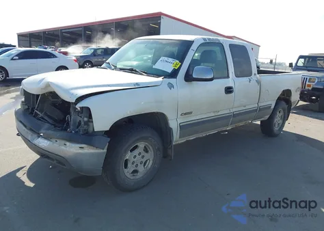 2000 Chevrolet Silverado 1500 Lt из США, поврежденный, VIN 2GCEK19T8Y1210350